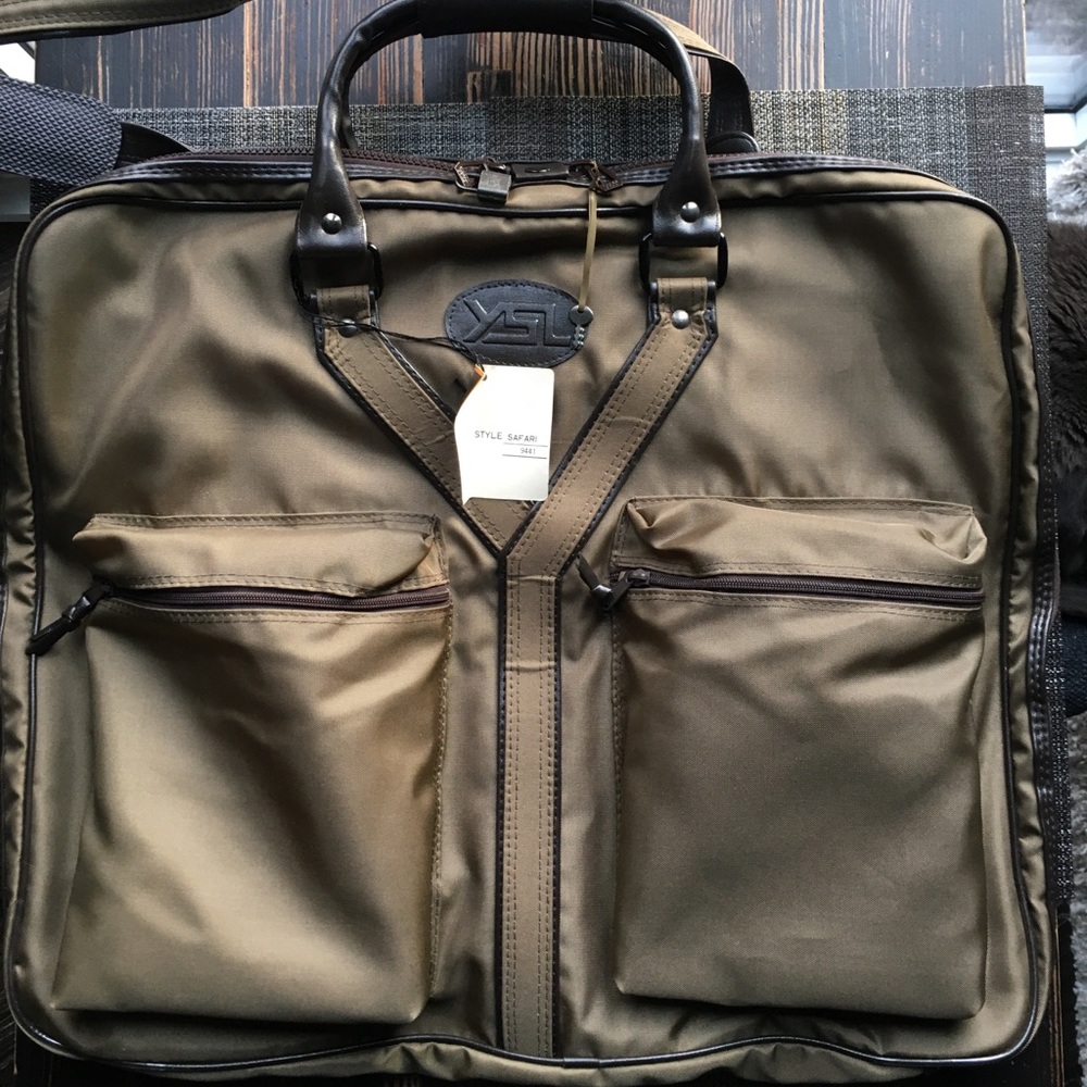 Dead stock 1980’s Yves Saint Laurent garment bag